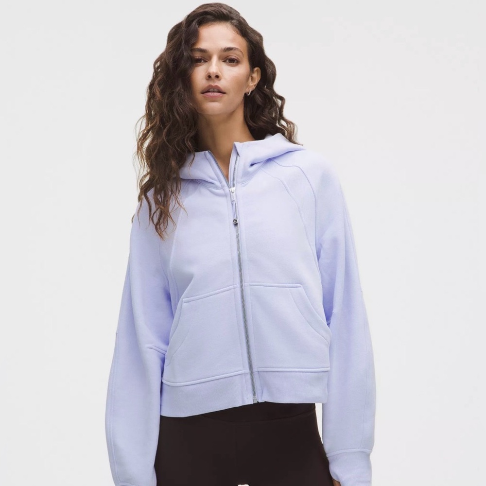 Lululemon Scuba Oversized Full-Zip Hoodie in Serene Blue M/L